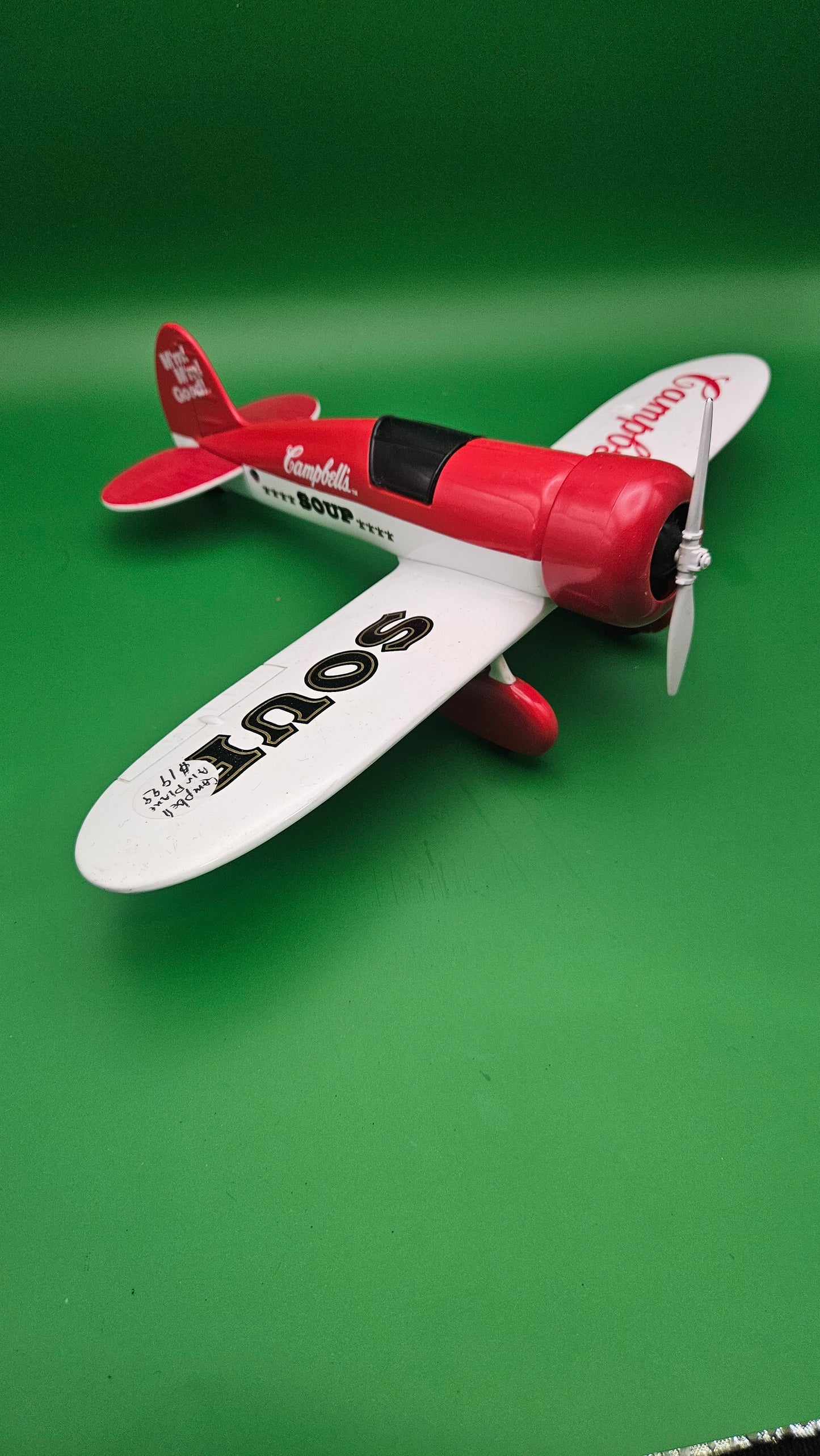 Cambells Soup Collectable Airplane