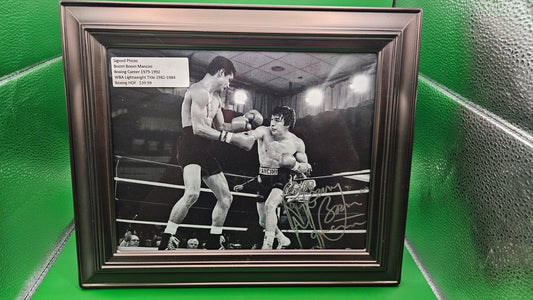 Signed Photo of Ray "Boom Boom" Mancini