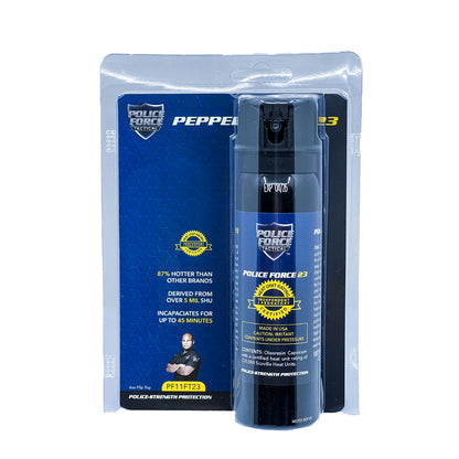 Police Force 23 Stream Pepper Spray Flip Top